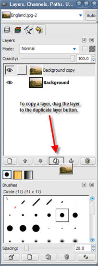 Gimp Layers