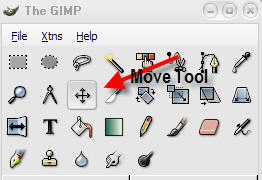 GIMP move tool