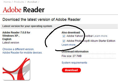 Acrobat Reader Downloading